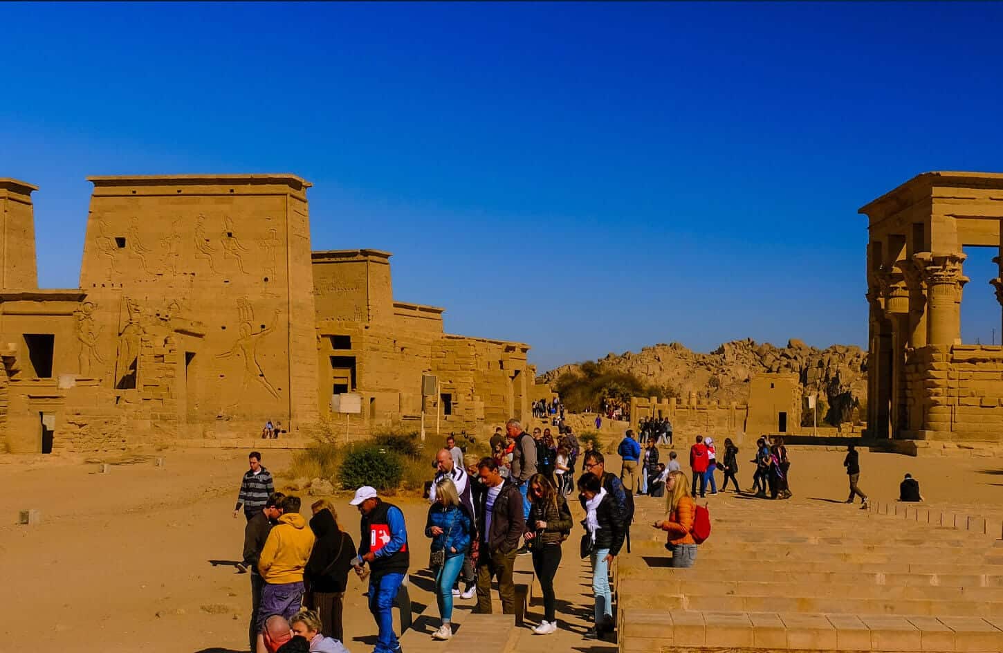 A picture from one of the visits to the wonderful Philae Temple