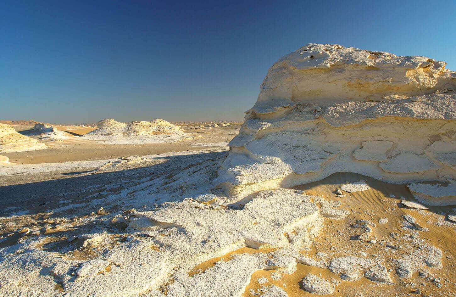 A sand dune in the White Desert Egypt