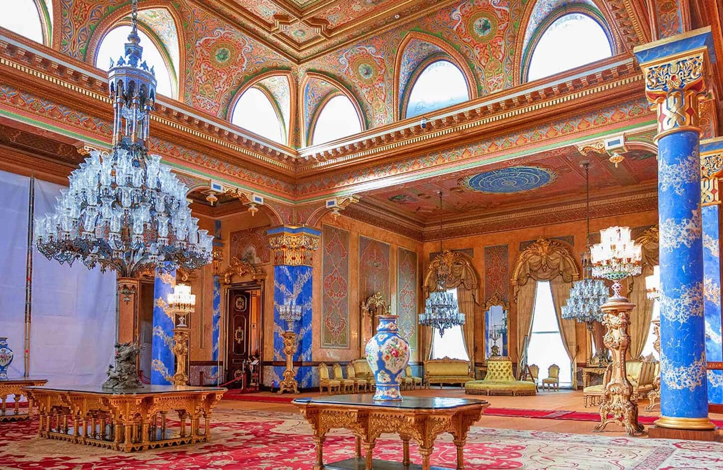 A wonderful picture from inside Beylerbeyi Palace