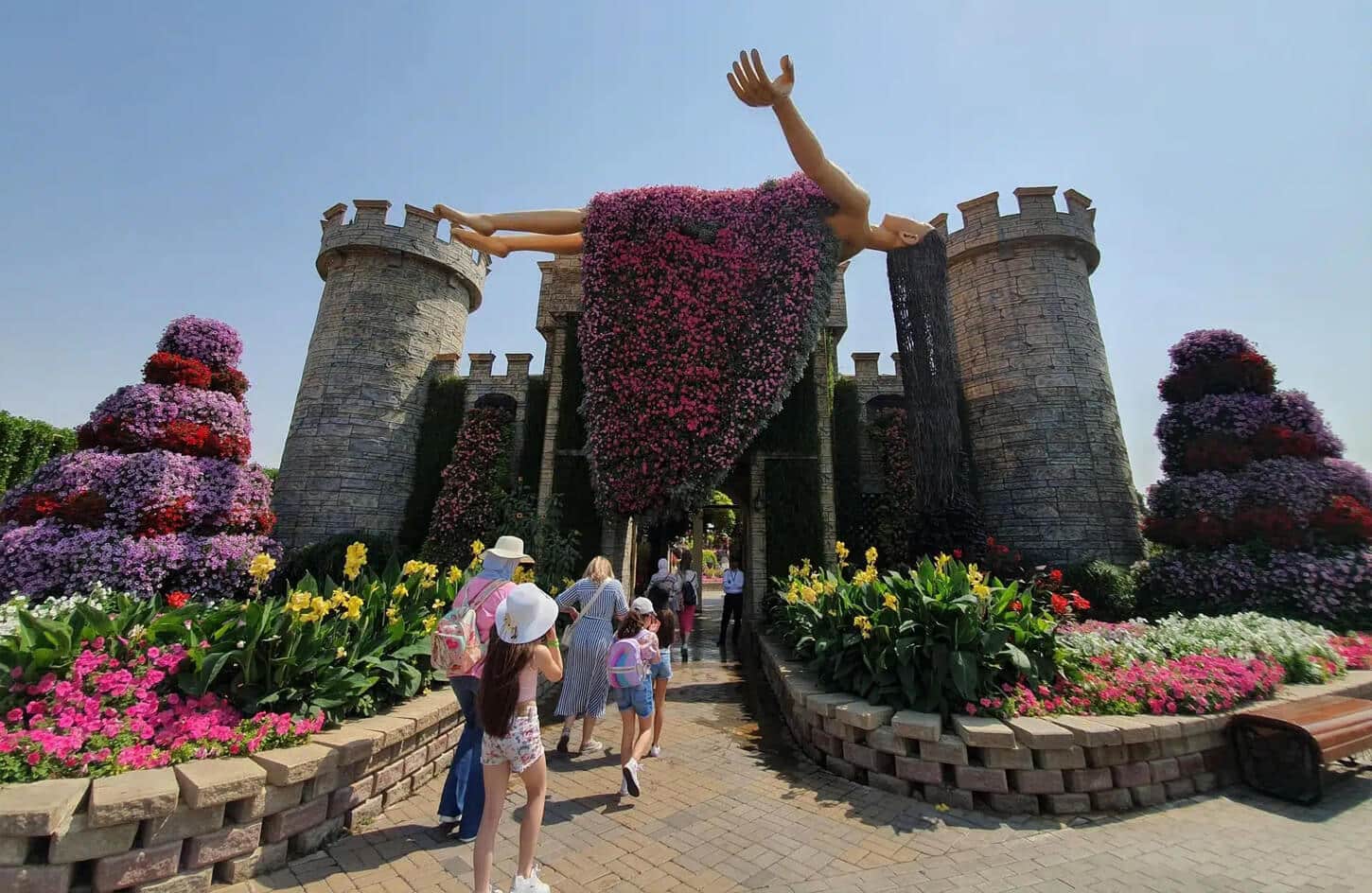 A wonderful picture of Dubai Miracle Garden