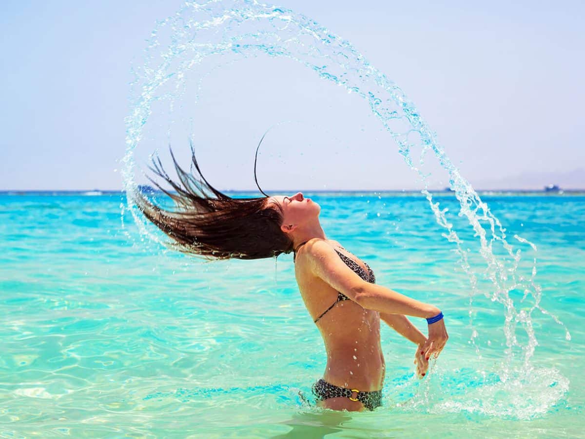 A wonderful picture of a woman in Sharm El Nagaa