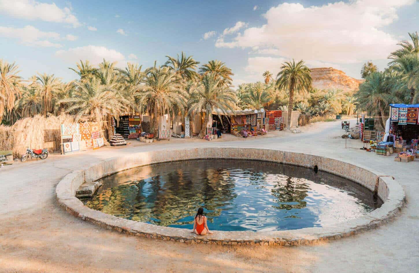 A wonderful picture of one of the eyes in Siwa