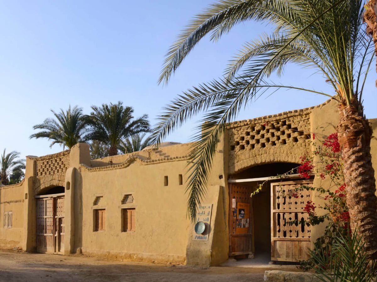 A wonderful picture of some houses from Tunis village in Fayoum