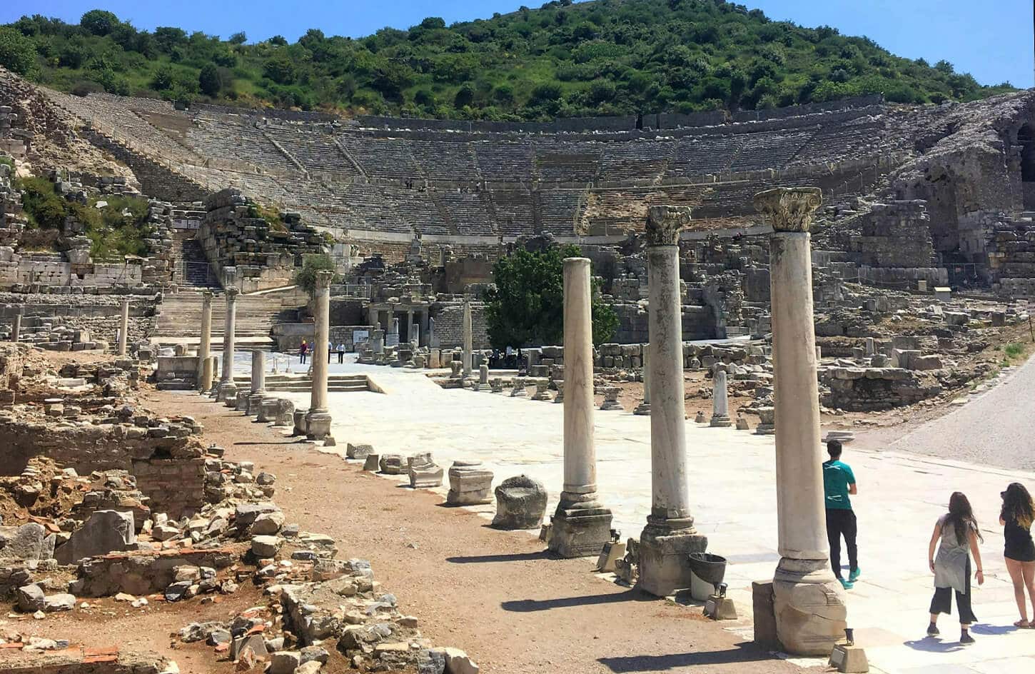 A wonderful picture of the Roman Theater in Turkiye