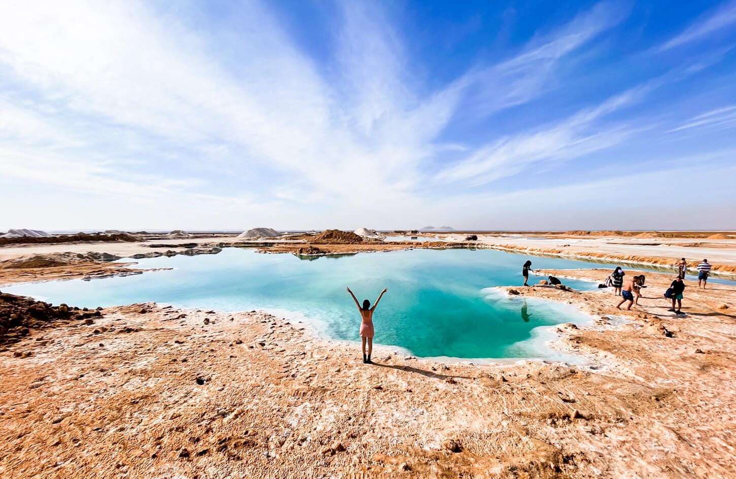 A wonderful picture of the salt lakes in Siwa from one of our trips there