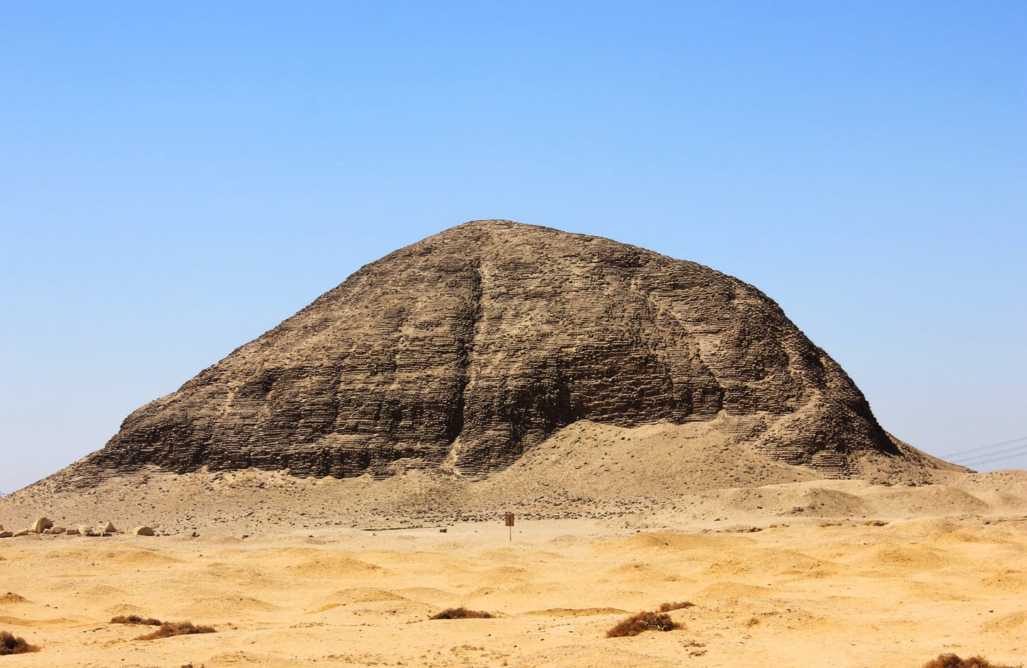 A wonderful shot of the Hawara Pyramid in Fayoum