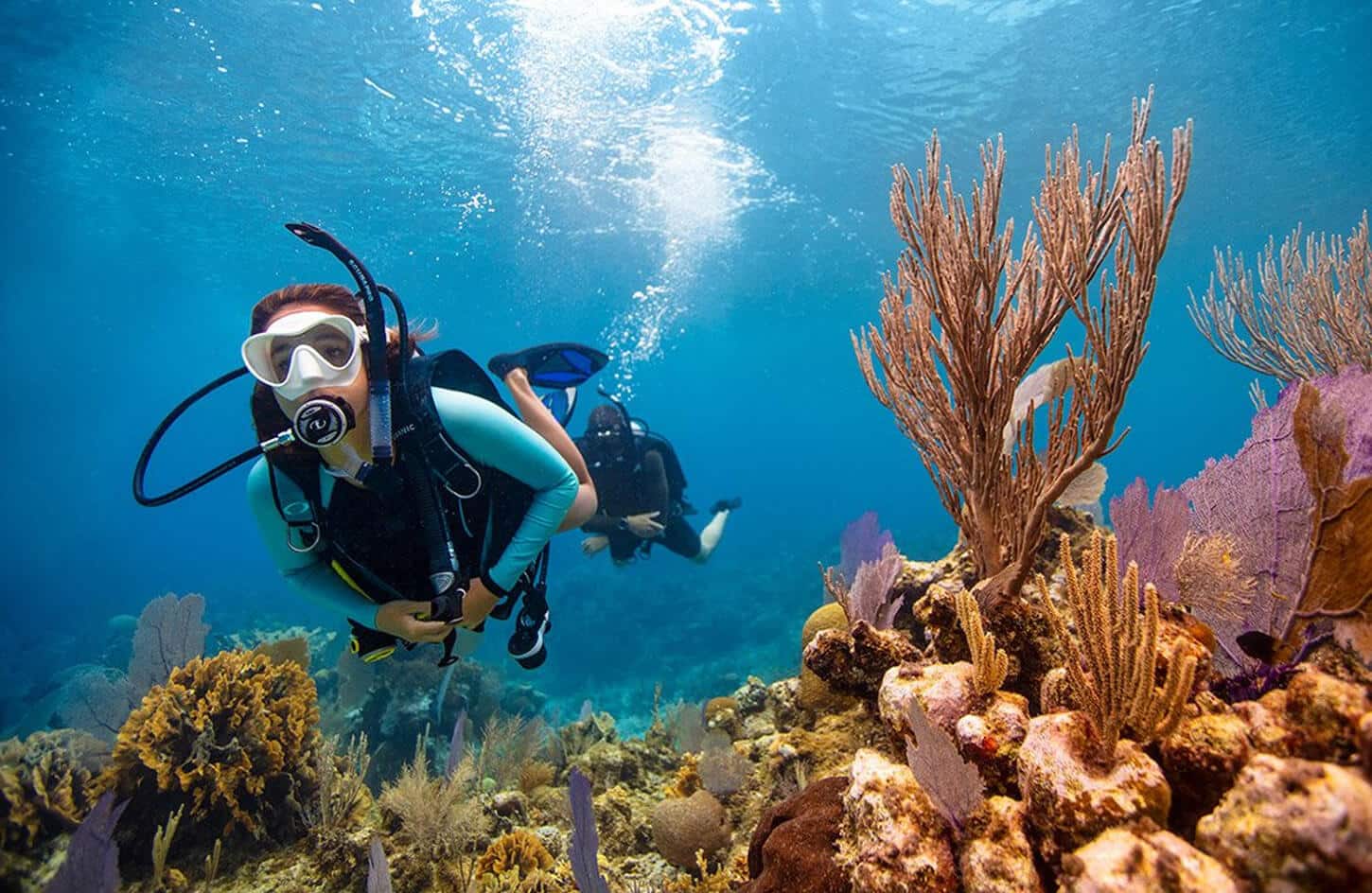 Great underwater photo of a woman in El Quseir