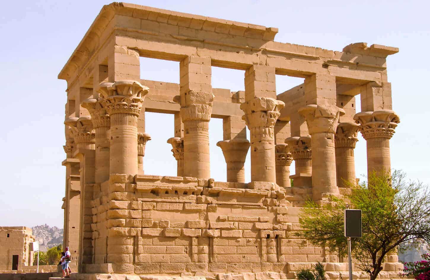 One of the parts of the Temple of Philae in Aswan