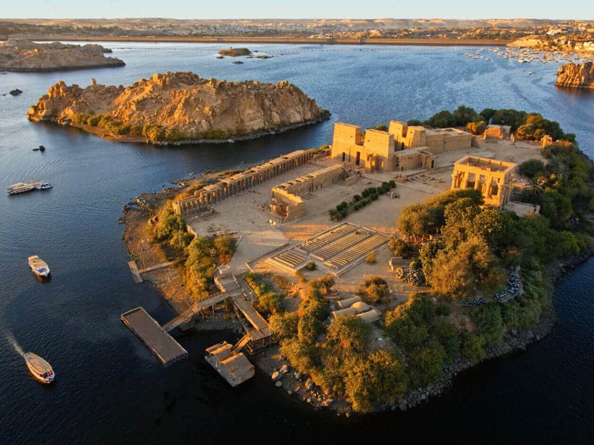Philae Temple Island from the top