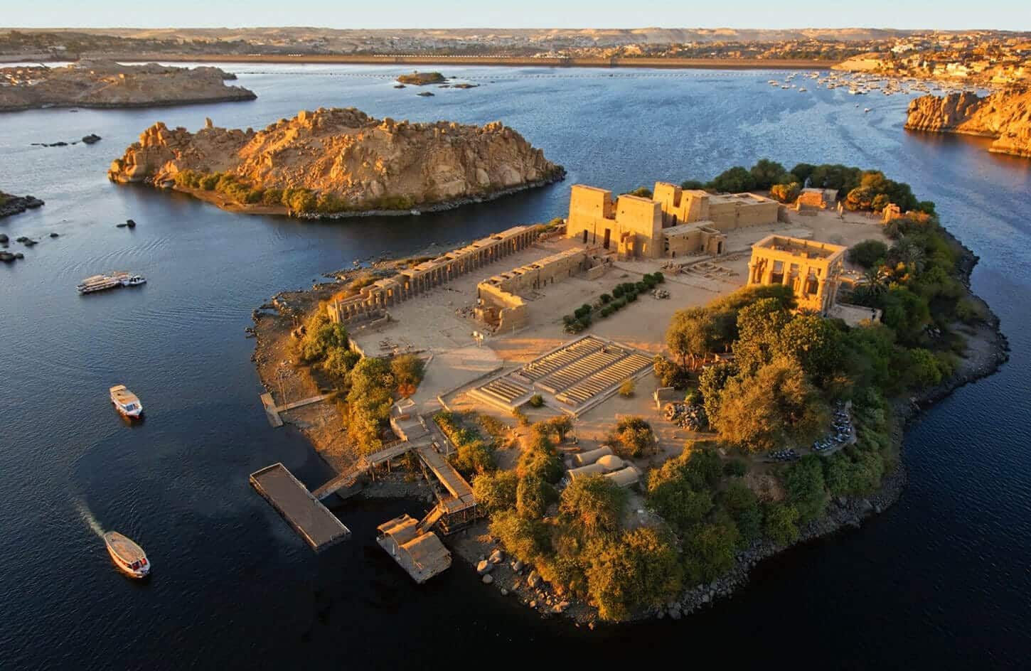 Philae Temple Island from the top