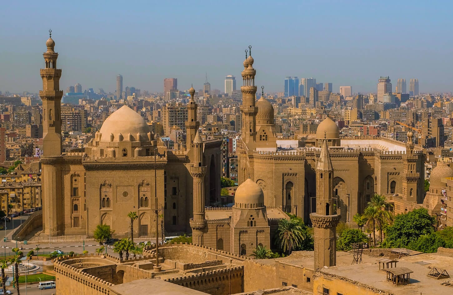 Rifai Mosque and Sultan Hassan Mosque in Islamic Cairo