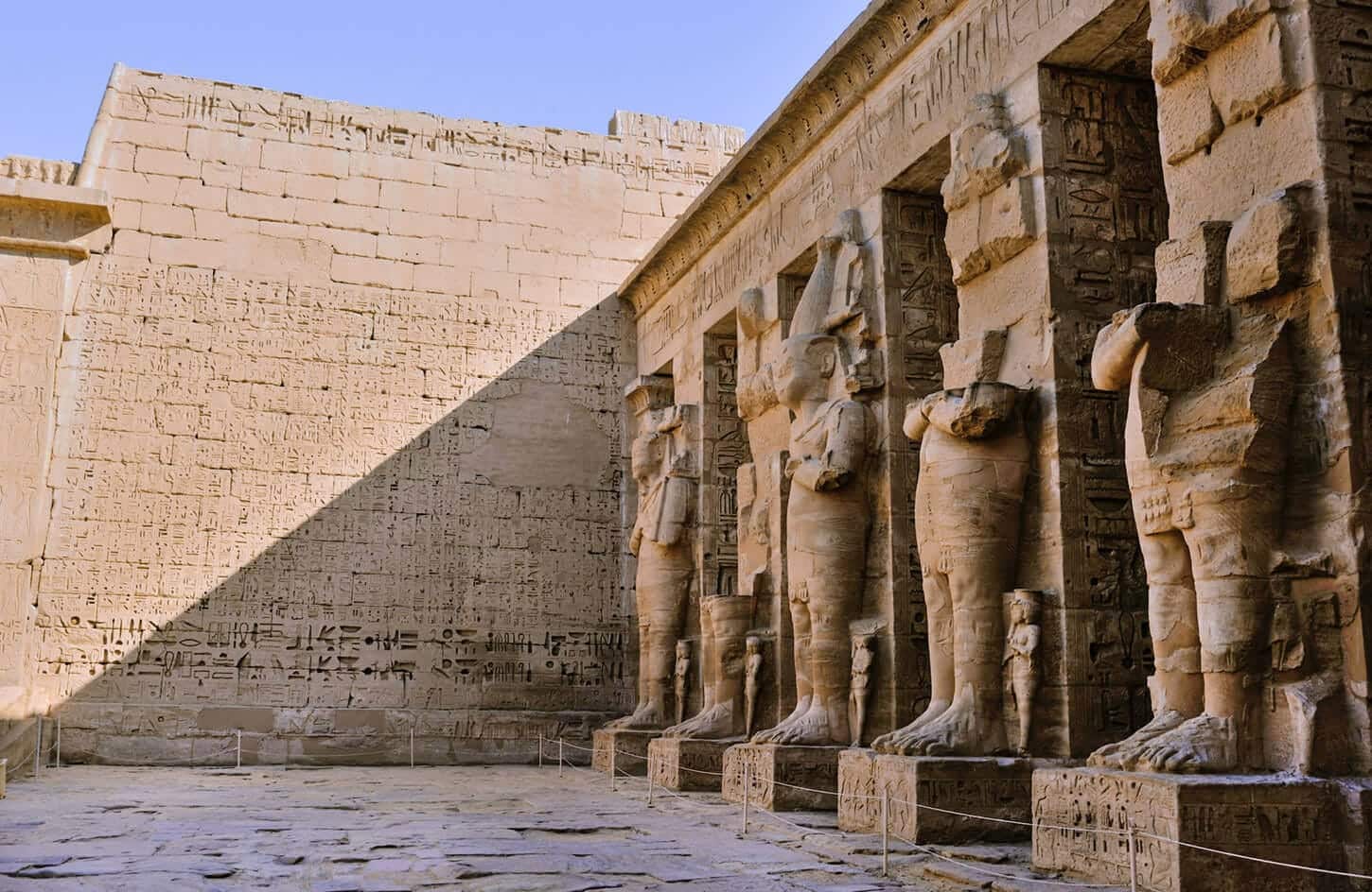Some statues from Luxor Temple