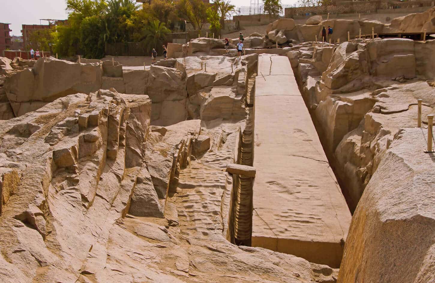 The incomplete obelisk in Aswan