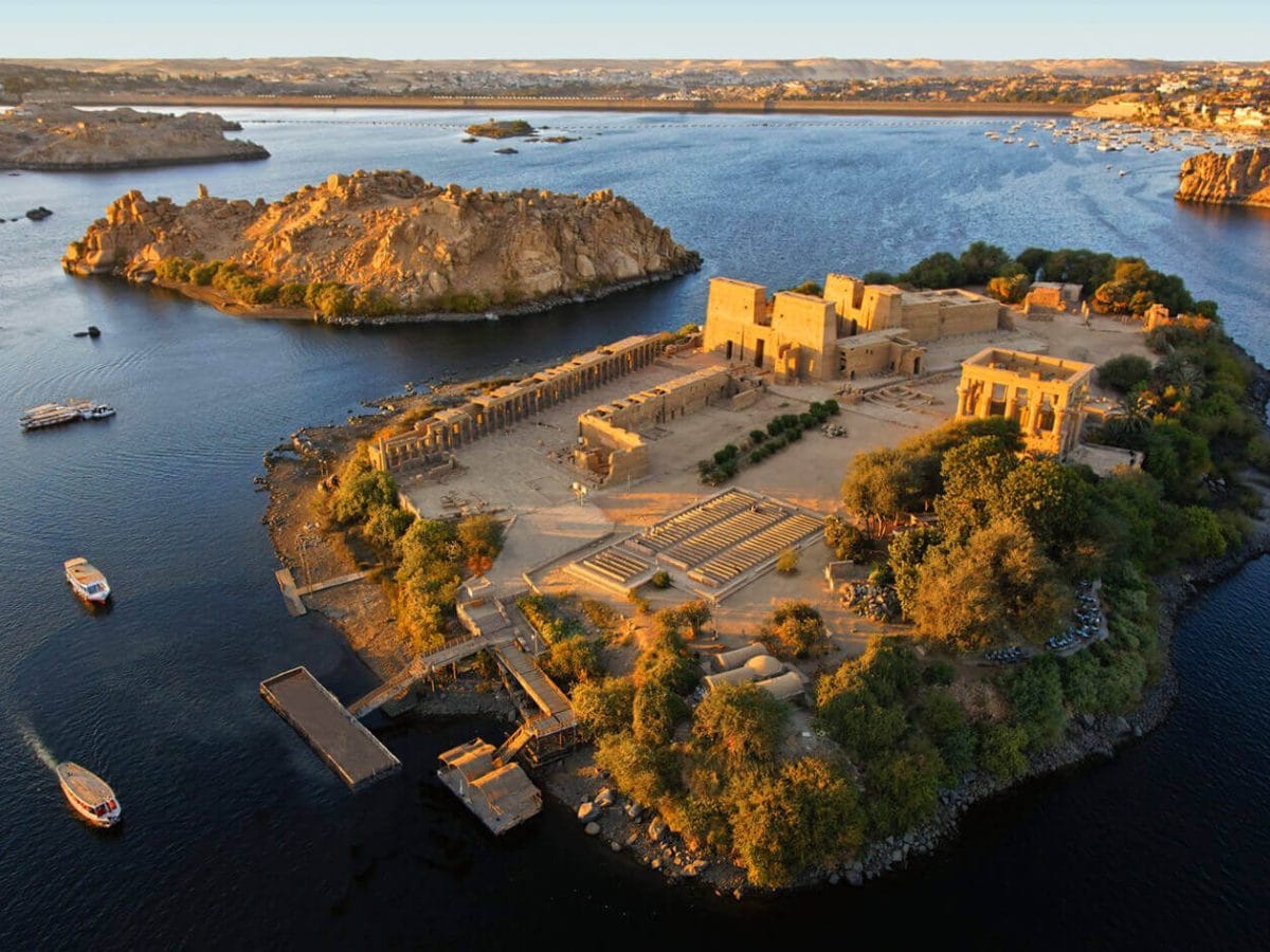 The wonderful Philae Temple Island from the top