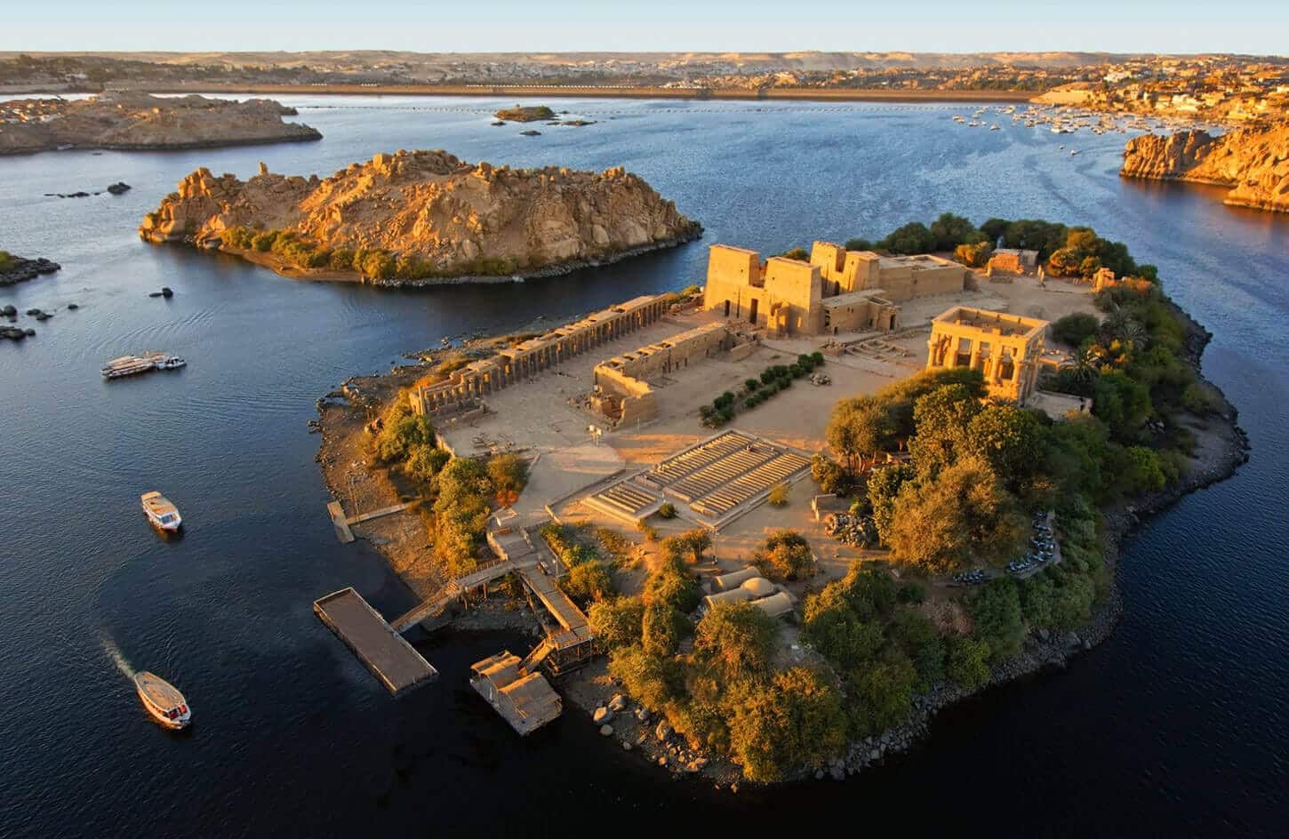The wonderful Philae Temple Island from the top