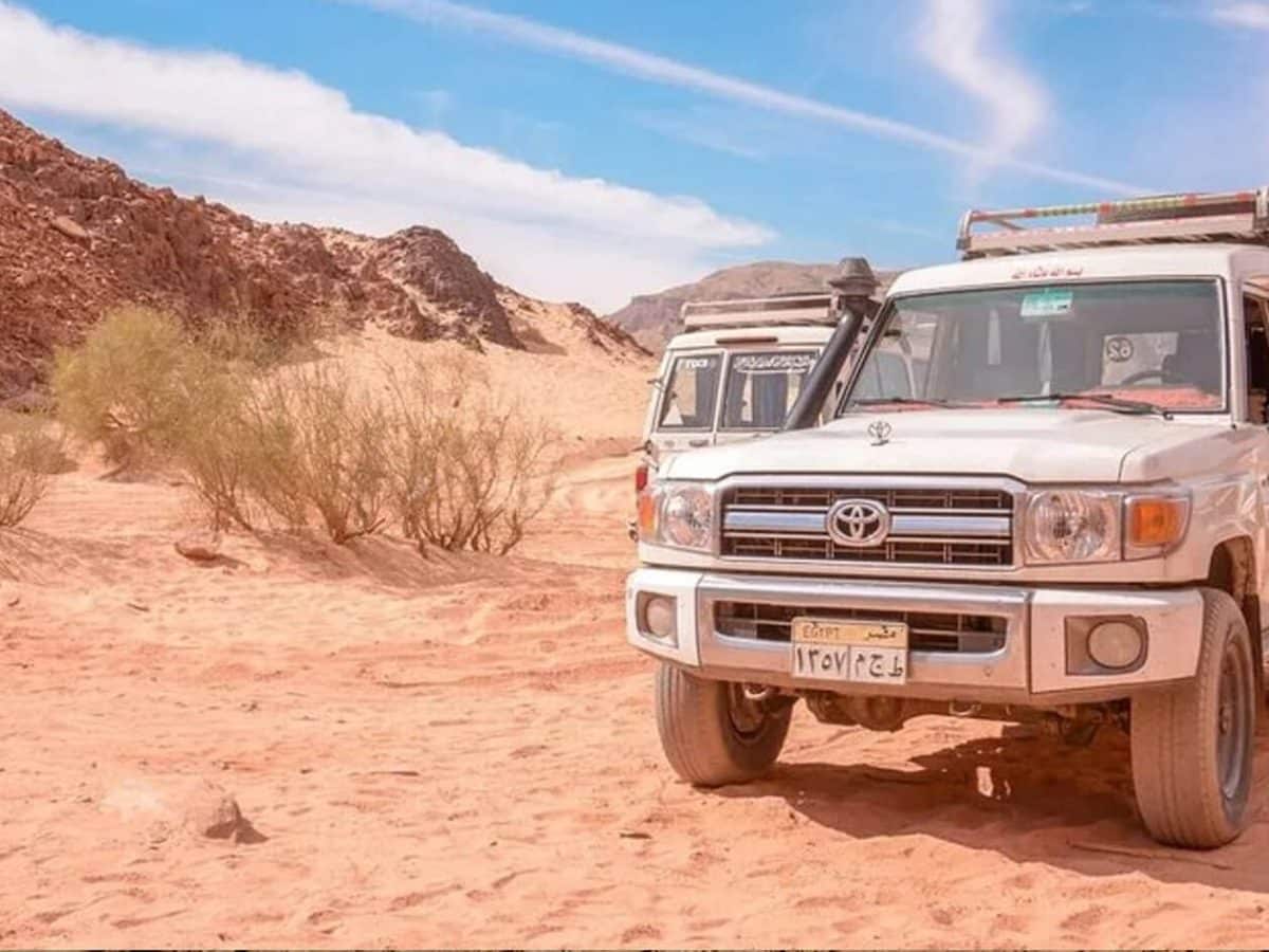 Very beautiful picture on a jeep safari trip from Marsa Alam