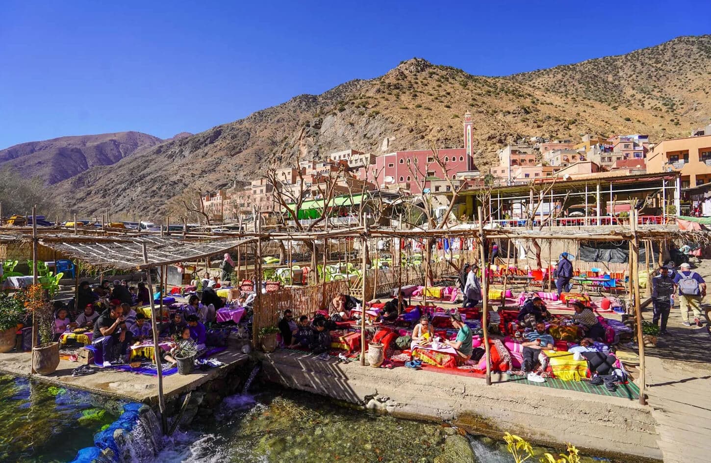 Very beautiful picture on a tour in the Atlas Mountains and Ourika Valley