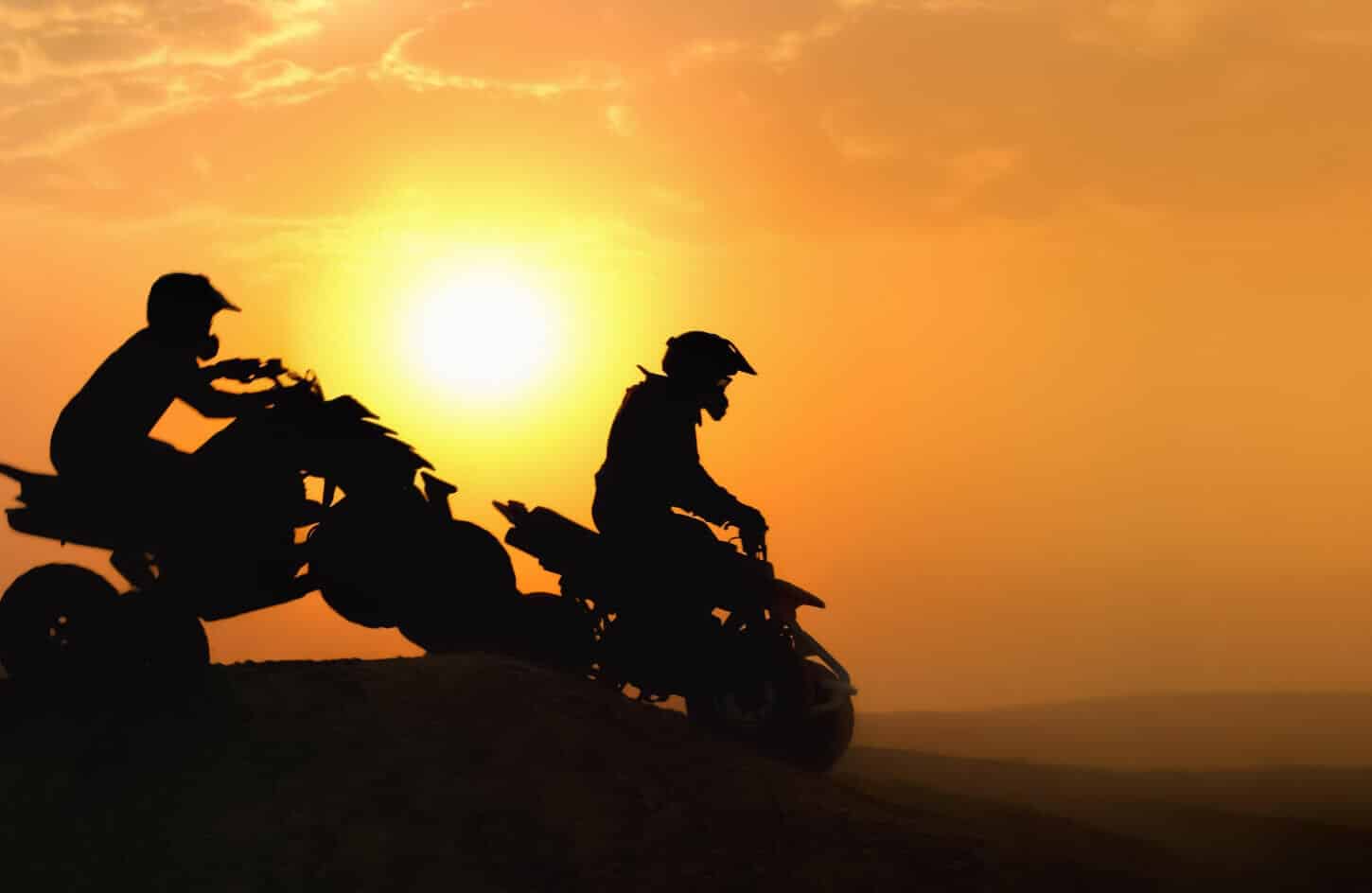 a wonderful shot of some of our visitors in the pyramids area while they were riding quad bikes at sunset Copy