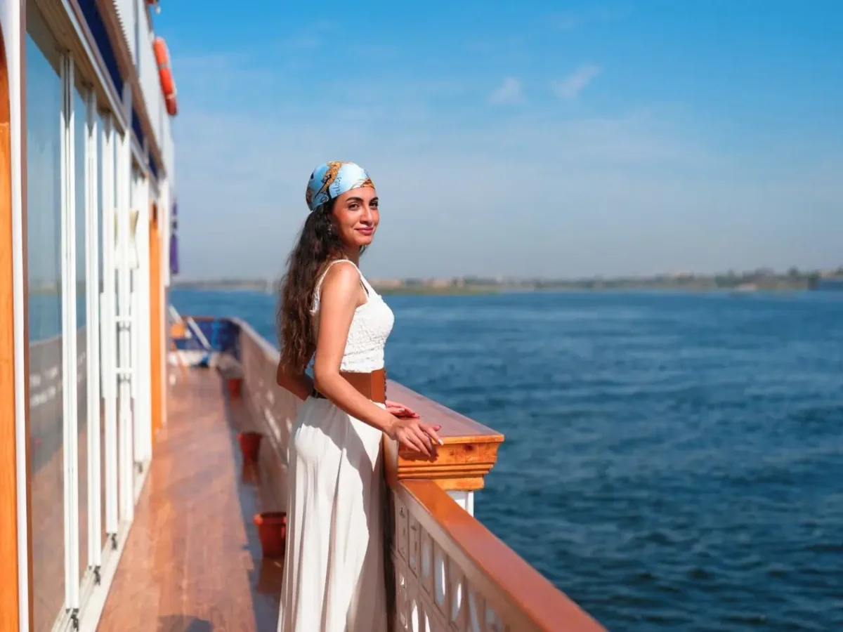 How to Choose the Best Nile Cruise in Egypt - 2026 Guide 2 woman on nile river cruise egypt