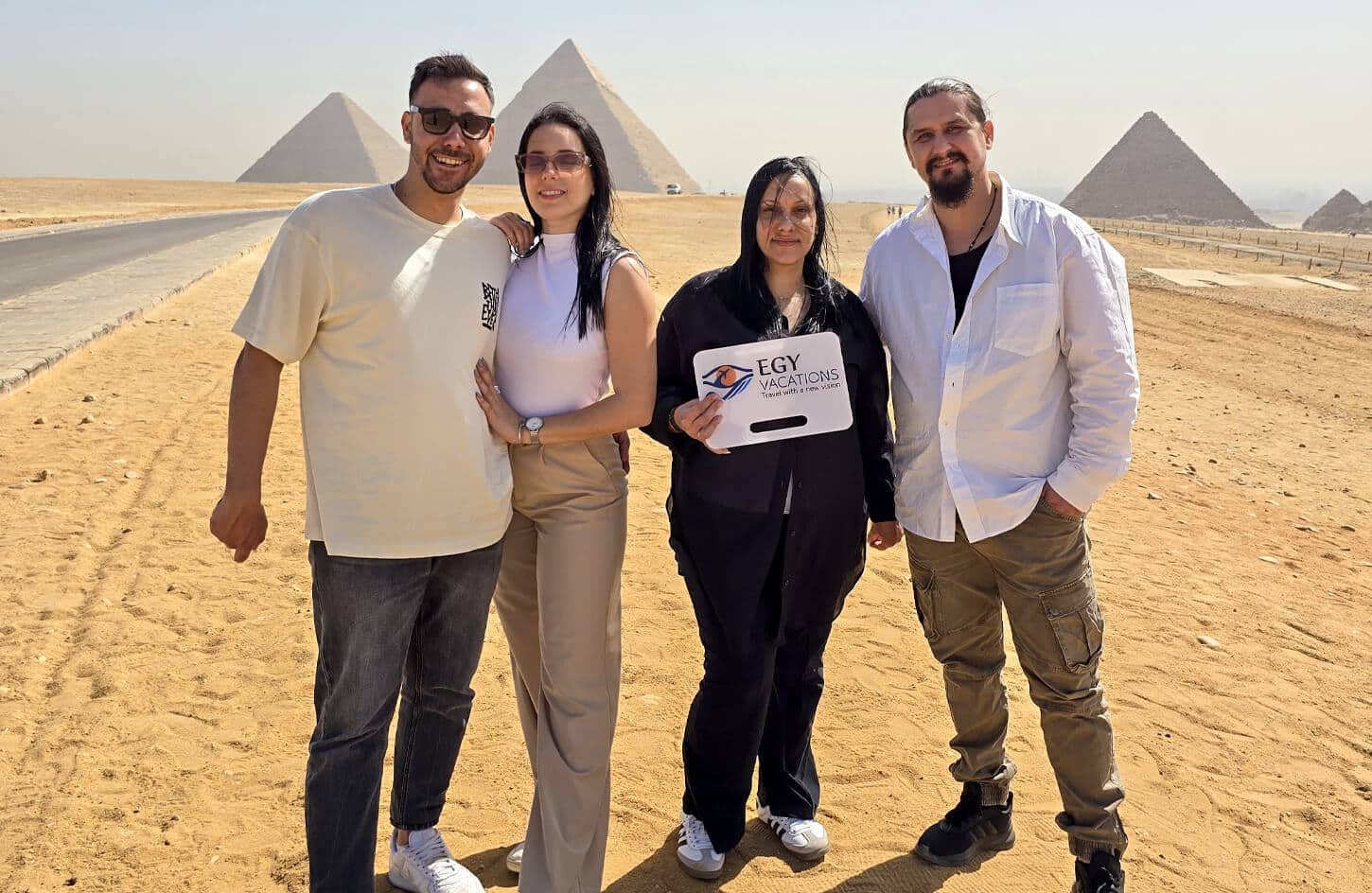 Wonderful group photos from one of our wonderful visits to the pyramids