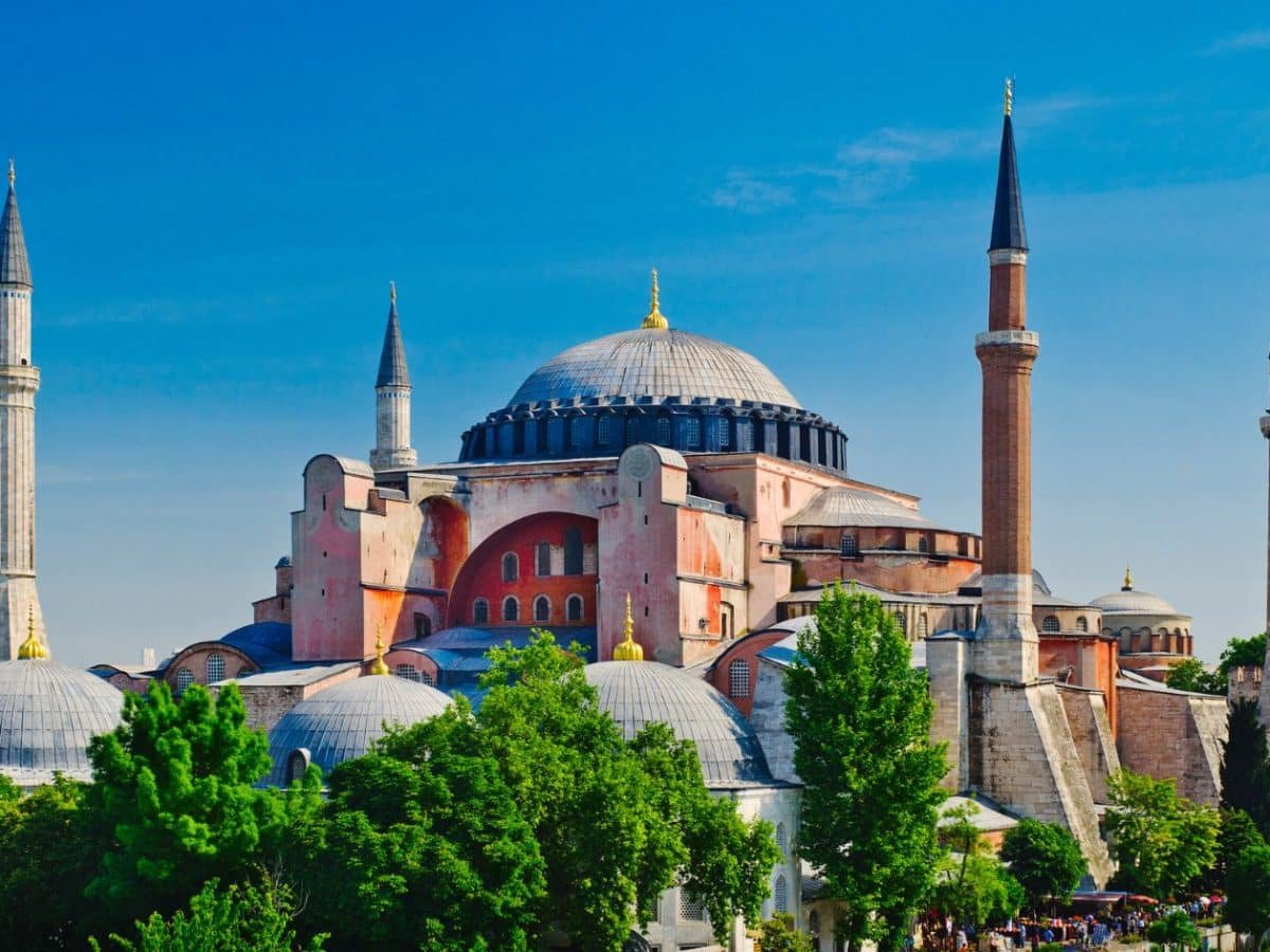 a great photo of hagia sophia