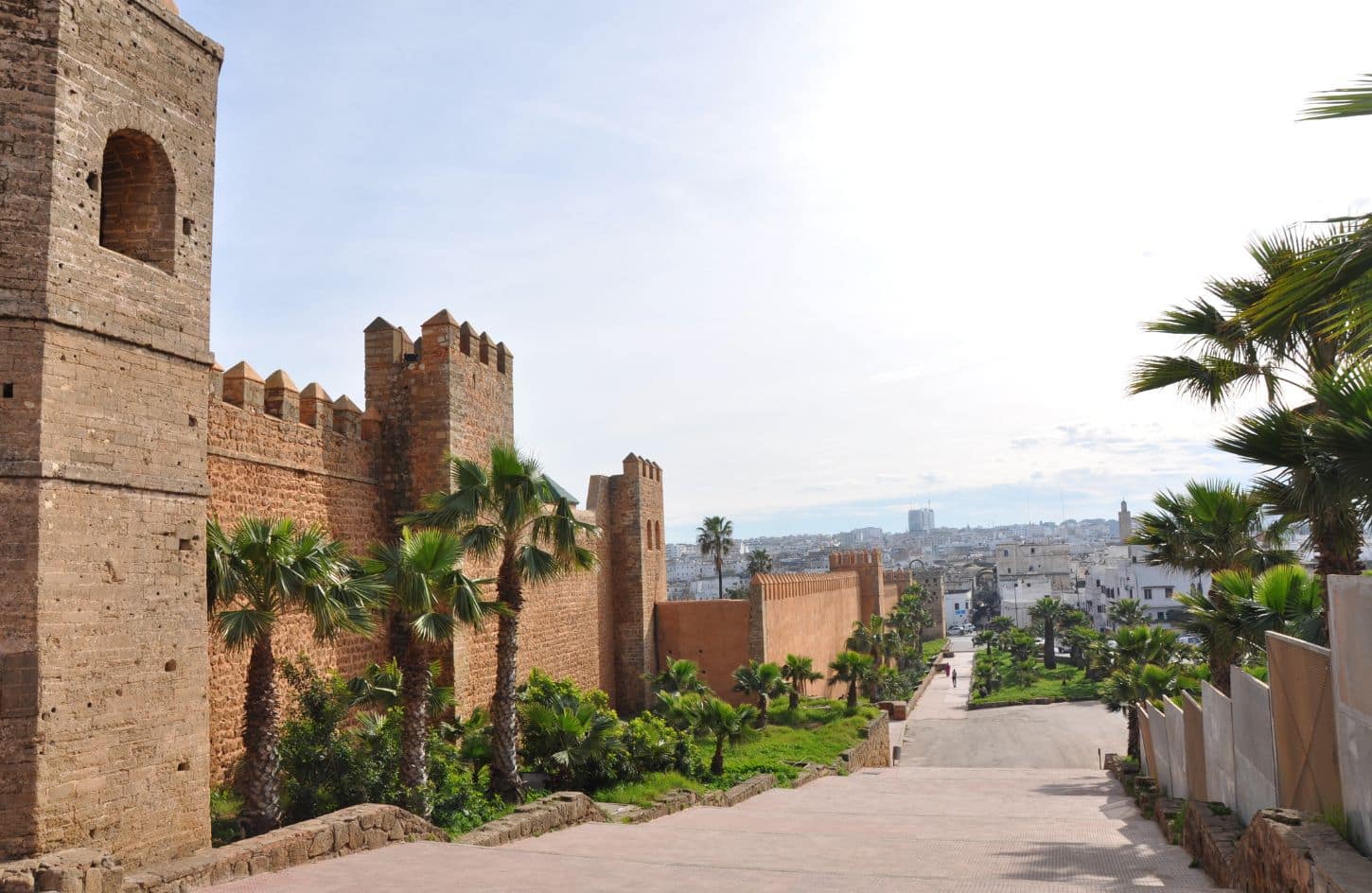 a great shot of the scenic kasbah of the udayas