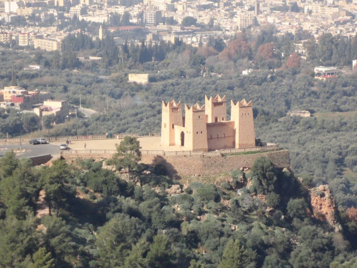 a special birdseye view of beni mellal in morocco