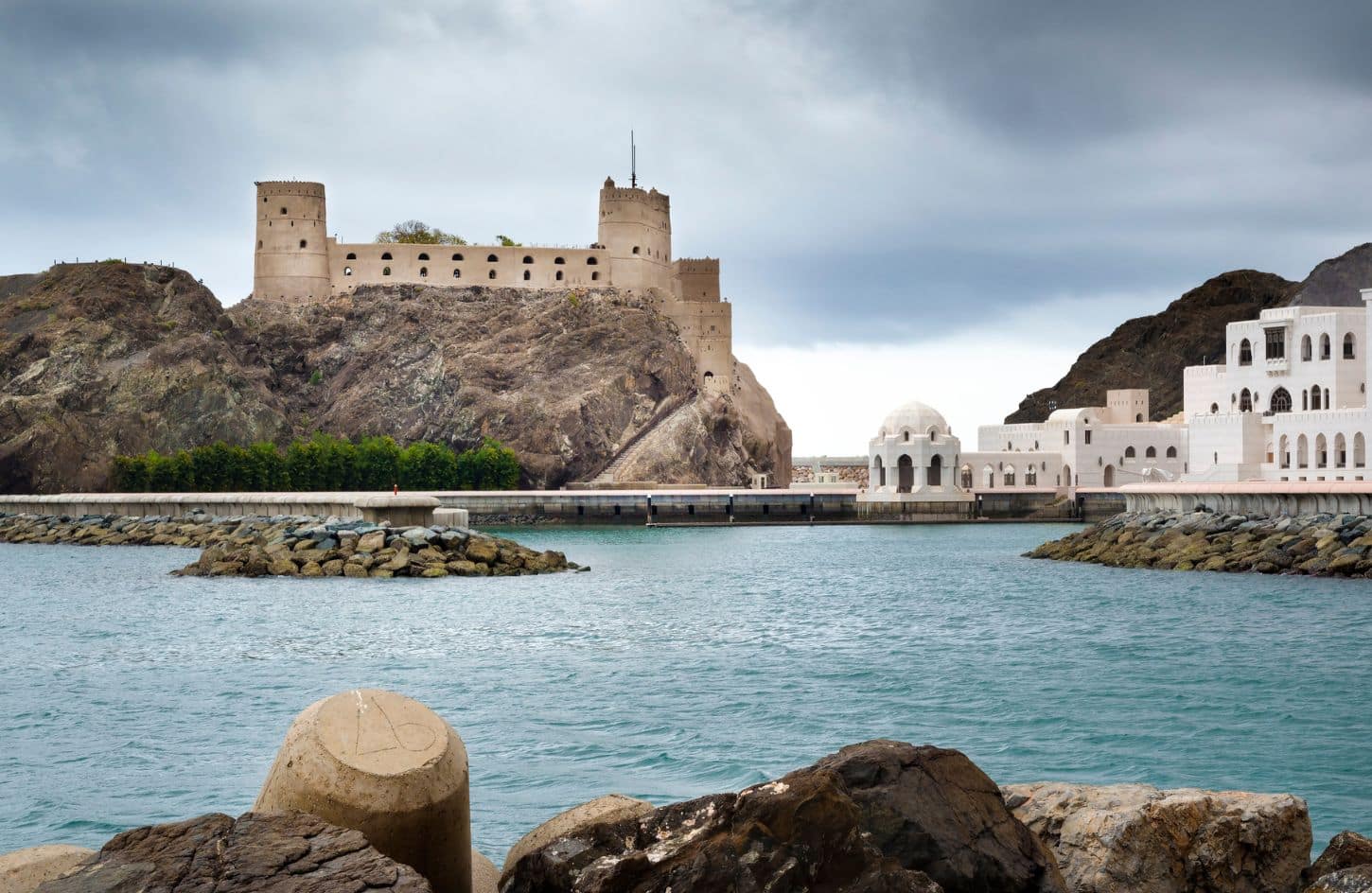a special shot of the forts of jalali and mirani 1