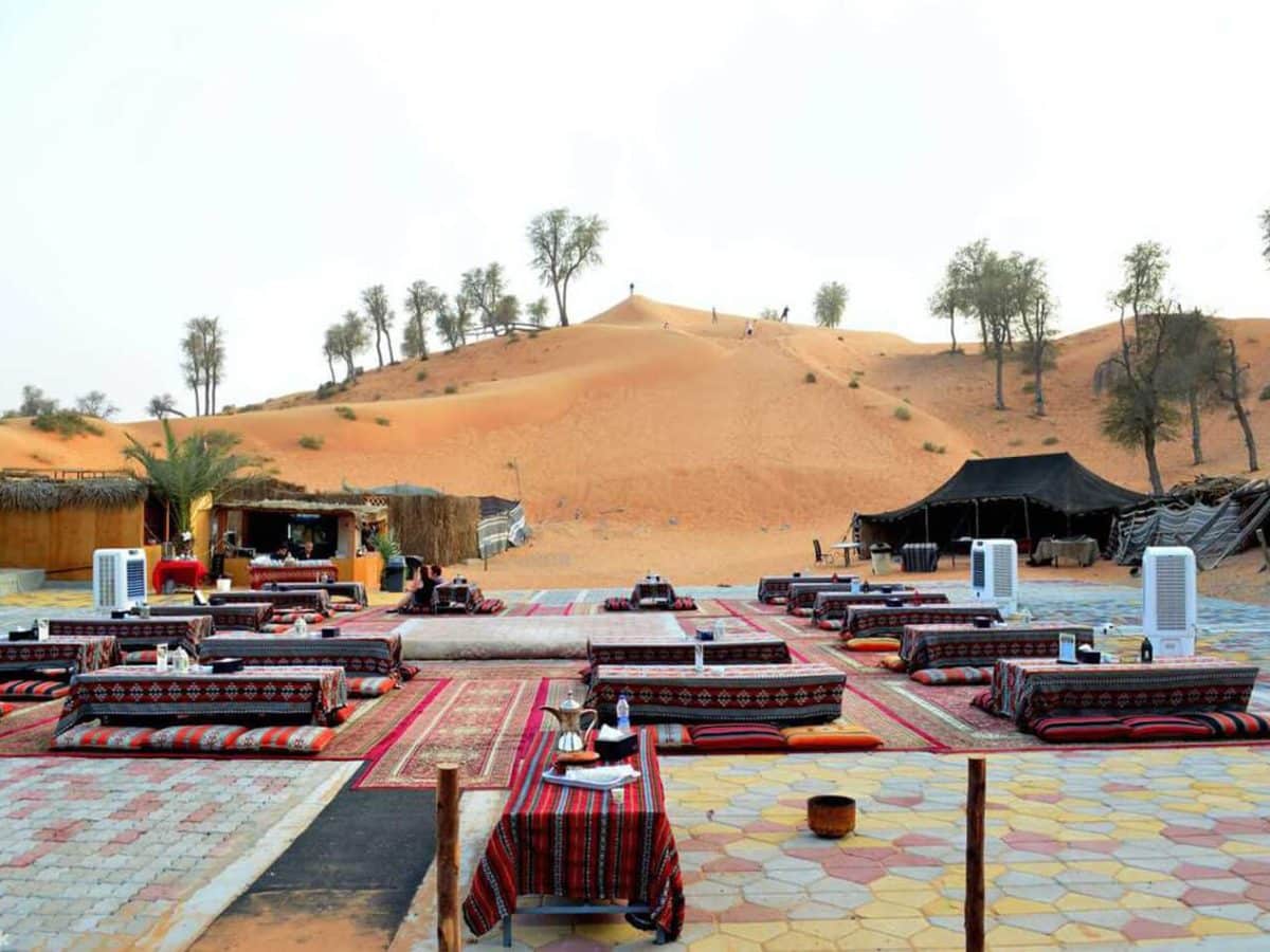 A wonderful photo of one of the Bedouin dinner sessions in Hurghada