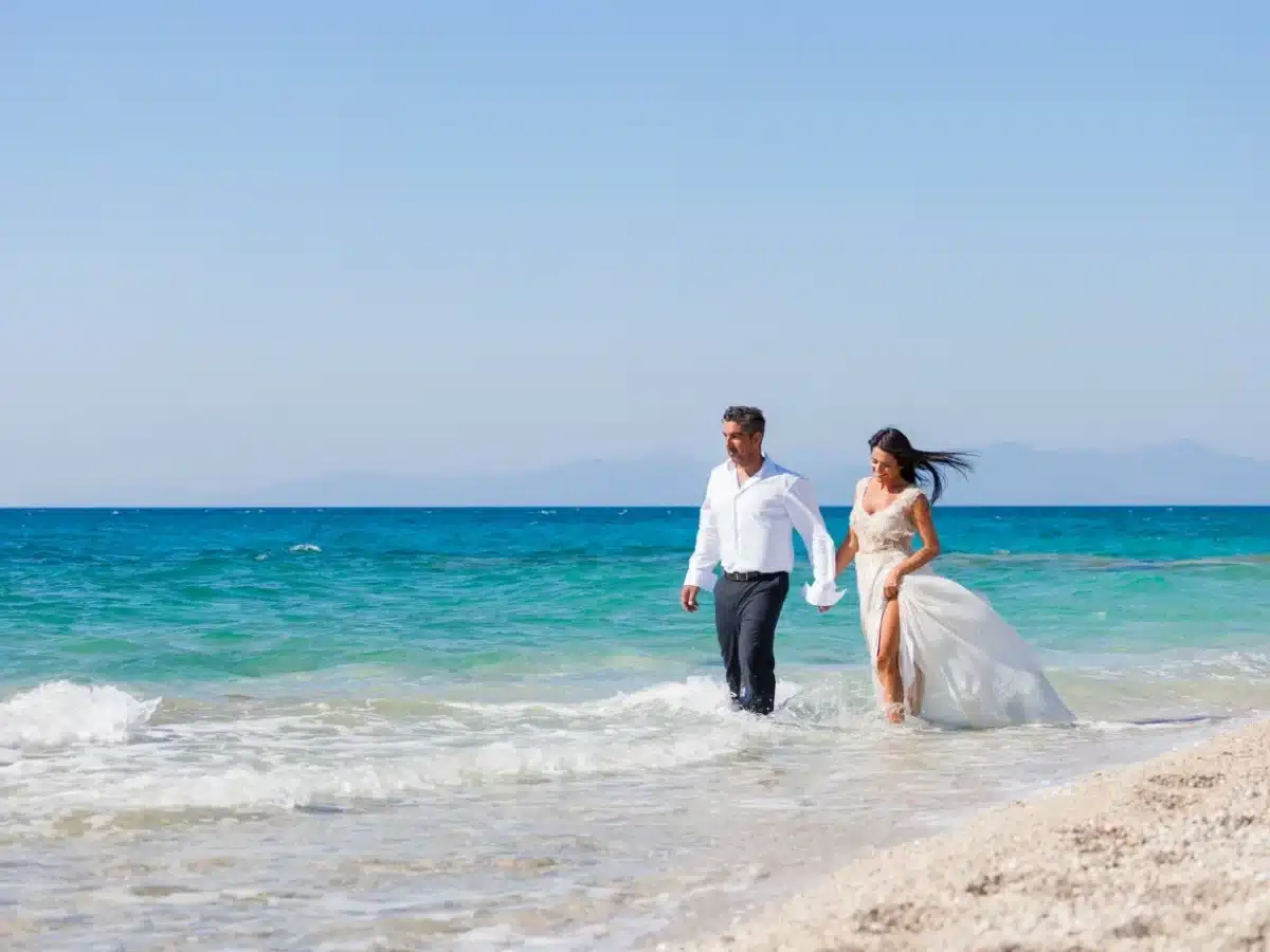 A stunning photo of a couple on one of the beaches in Marsa Alam - Romantic Spots to Visit in Egypt